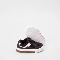 Tênis Infantil Molekinho Casual Recorte Lateral Preto
