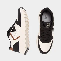 Tênis Ollie Originals Masculino Atlantyc Bege & Preto