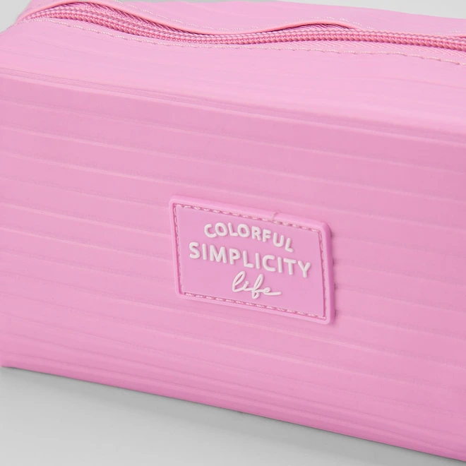 Necessaire Qualis Textura Quad Rosa