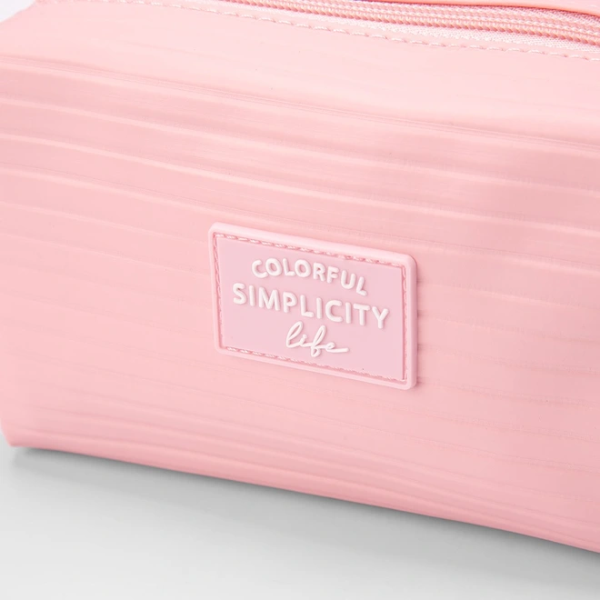 Necessaire Qualis Textura Quad Rosê