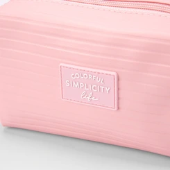 Necessaire Qualis Textura Quad Rosê
