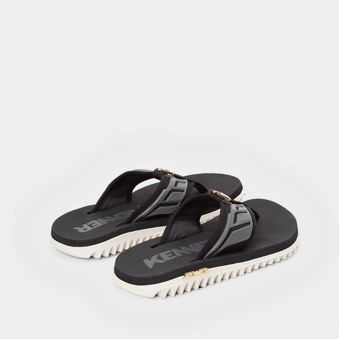 Chinelo Masculino Kenner Kivah Full Force Original Bege & Preto