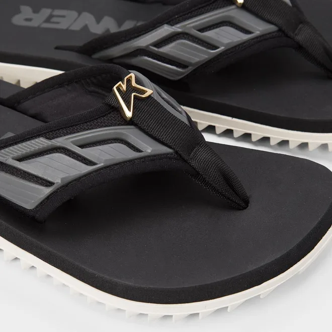 Chinelo Masculino Kenner Kivah Full Force Original Bege & Preto