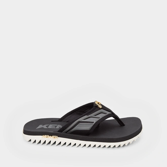 Chinelo Masculino Kenner Kivah Full Force Original Bege & Preto