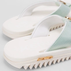 Chinelo Kenner DLK 06 Verde & Branco