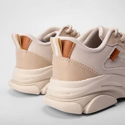 Tênis Chunky Feminino Ollie Original Bege