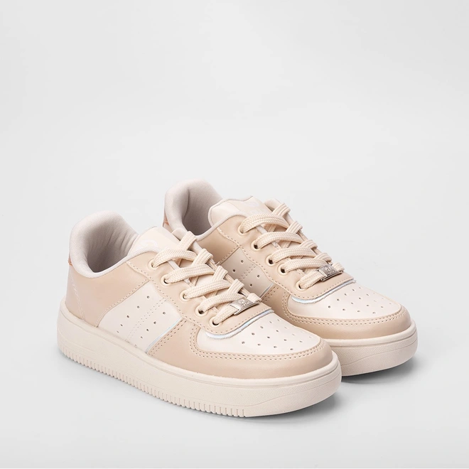 Tênis Ollie Originals Kings Street Feminino Napa Caramelo & Bege