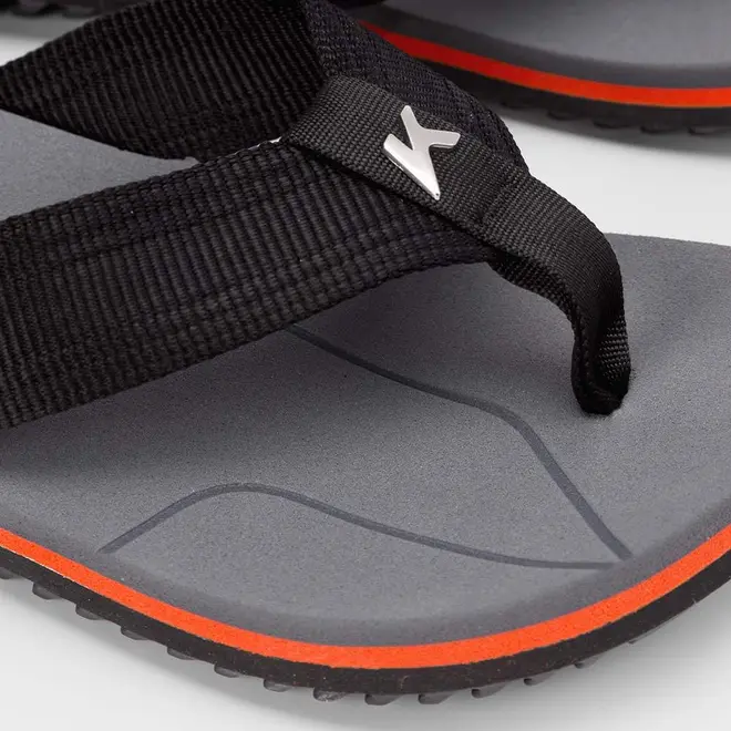Chinelo Kenner NK6 Original Cinza & Preto