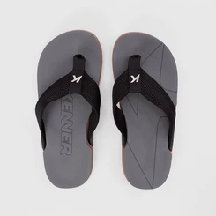 Chinelo Kenner NK6 Original Cinza & Preto