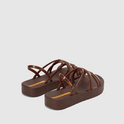 Sandália Ipanema Diversa Flatform Marrom