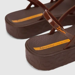 Sandália Ipanema Diversa Flatform Marrom