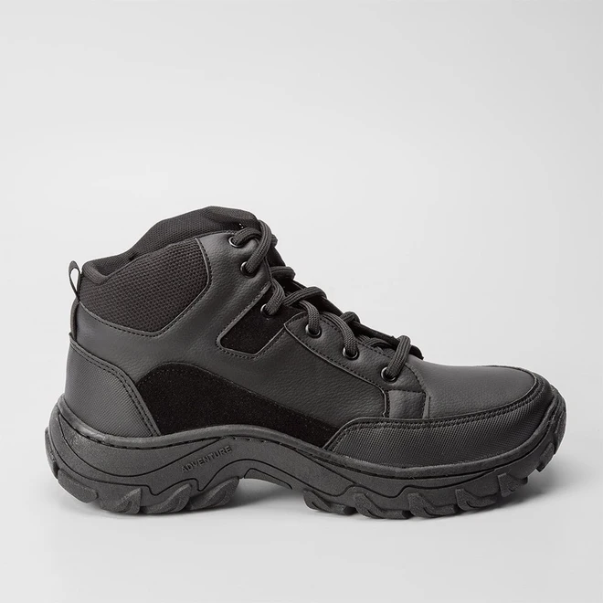 Bota Trekking Masculina Mac & Jac Adventure Preto