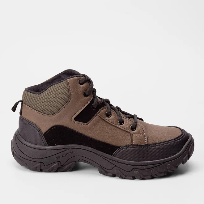 Bota Trekking Masculina Mac & Jac Adventure Marrom