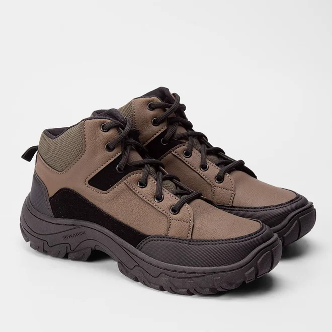 Bota Coturno Mac & Jac Trekki Adventure Preto