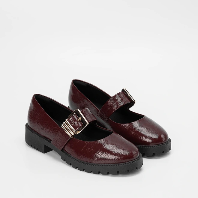 Sapato Boneca Sapato Tratorado Vermelho Sapato Boneca Gabriela