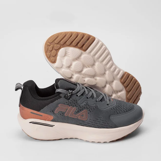 Tênis Fila Duality Feminino Bronze Cinza