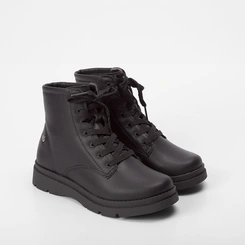 Bota Coturno Infantil Pink Cats Básica Preto