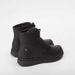 Bota Coturno Infantil Pink Cats Básica Preto