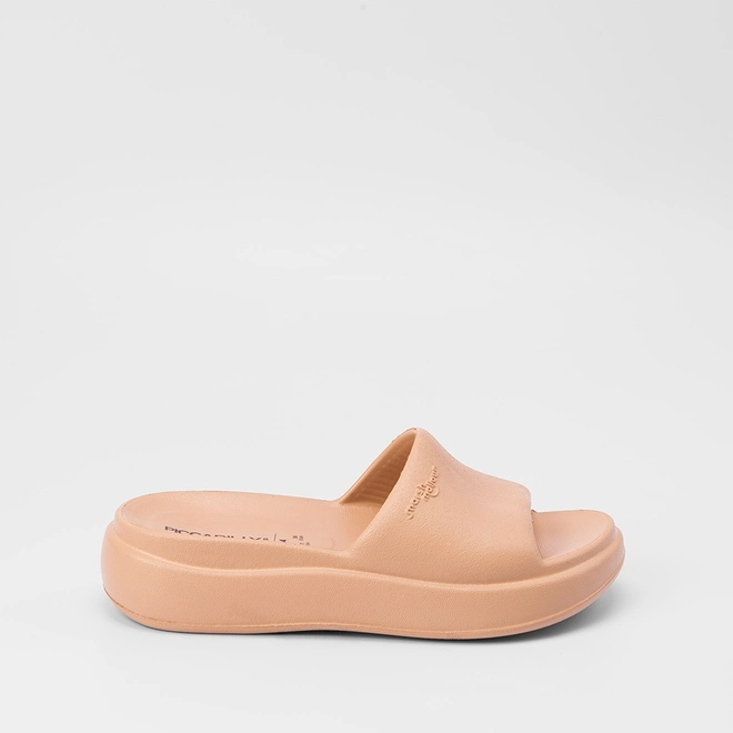 Slide Feminina Piccadilly Marshmallow Nude