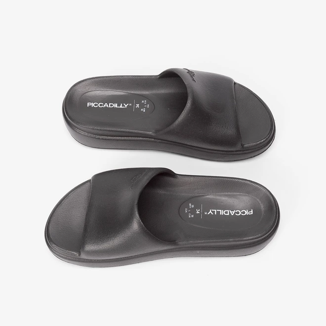 Slide Piccadilly Marshmallow Preto