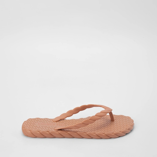 Chinelo Feminino Beira Rio Tressê Nude