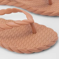 Chinelo Feminino Beira Rio Tressê Nude