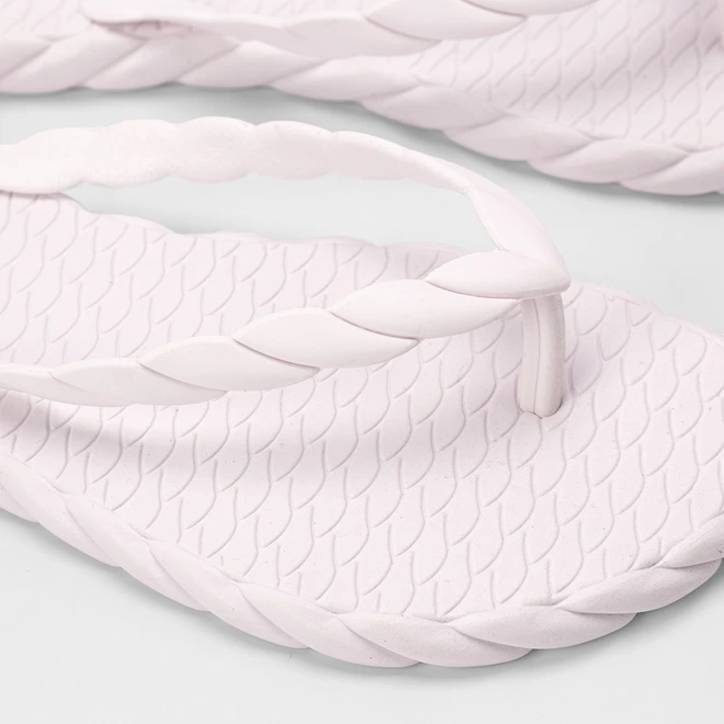 Chinelo Feminino Beira Rio Tressê Branco