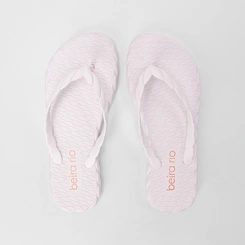 Chinelo Feminino Beira Rio Tressê Branco