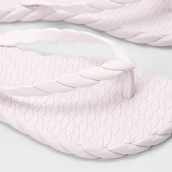 Chinelo Feminino Beira Rio Tressê Branco
