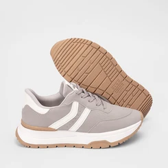 Tênis Dakota Jogging Recortes Cinza