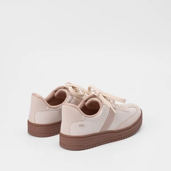 Tênis Dakota Feminino Detalhe Lateral Nude