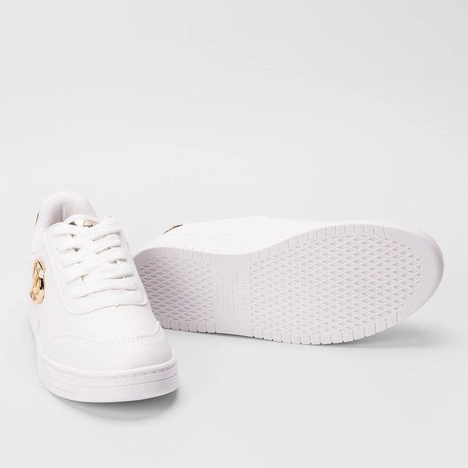 Tênis Dakota Casual Feminino Detalhe Onça Branco