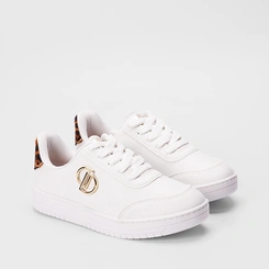 Tênis Dakota Casual Feminino Detalhe Onça Branco