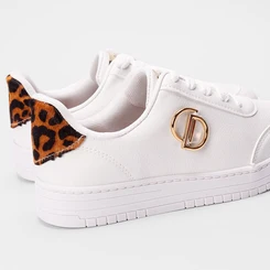 Tênis Dakota Casual Feminino Detalhe Onça Branco