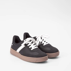 Tênis Via Marte Feminino Detalhe Lateral Preto