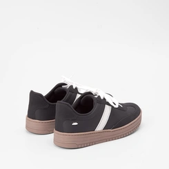 Tênis Via Marte Feminino Detalhe Lateral Preto