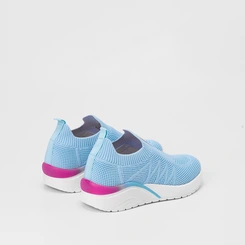 Tênis Infantil Pink Cats Casual Knit Azul