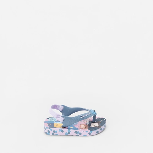 Chinelo Infantil Ipanema Disney Joy Baby Elástico Lilás & Azul