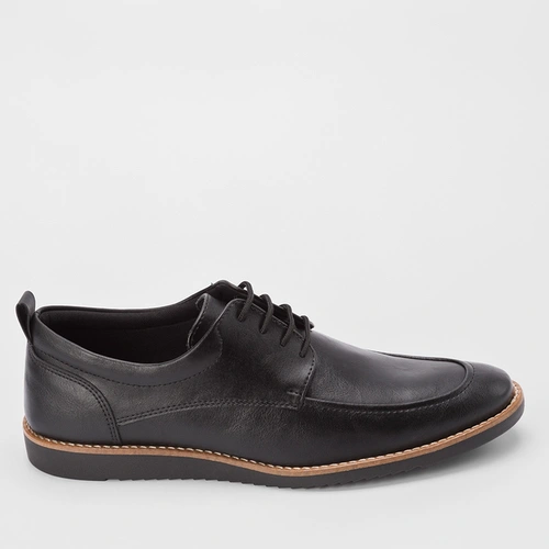 Sapato Masculino Woche Casual Recortes Preto