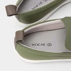 Slip On Woche Básico Verde Oliva