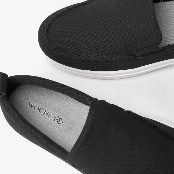 Slip On Woche Básico Preto