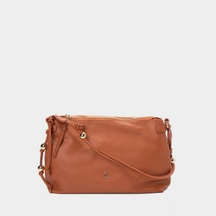 Bolsa Soft Gabriela Detalhes Esferas Caramelo