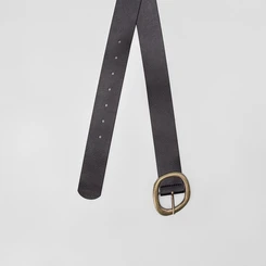 Cinto Feminino Gabriela Fivela Estilizada Preto