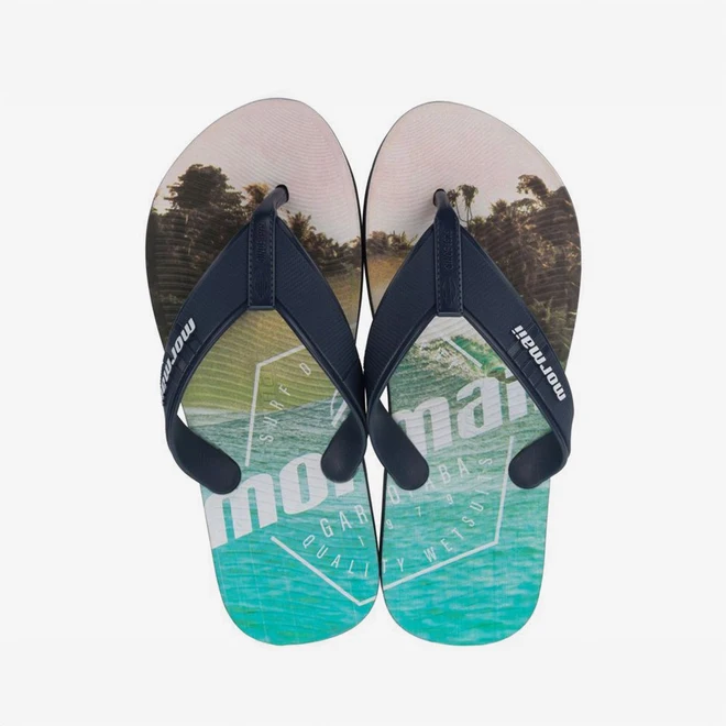 Chinelo Mormaii Tropical Graphi Azul & Verde