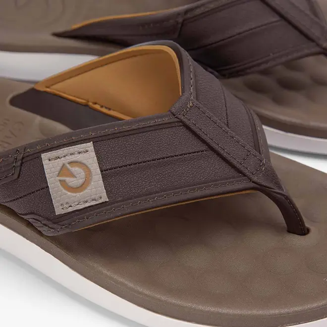 Chinelo Masculino Cartago Ultra Conforto Marrom