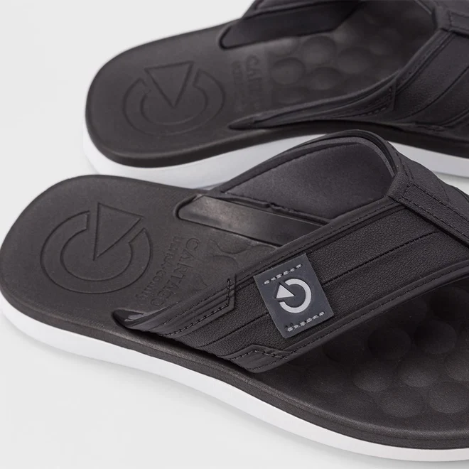 Chinelo Cartago Sintra Cinza & Preto