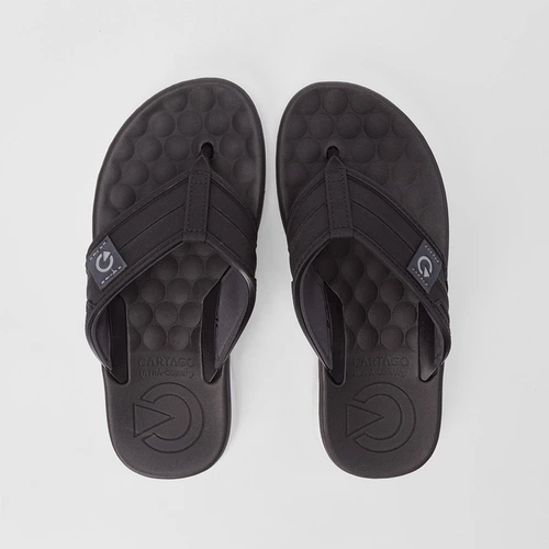 Chinelo Cartago Sintra Cinza & Preto