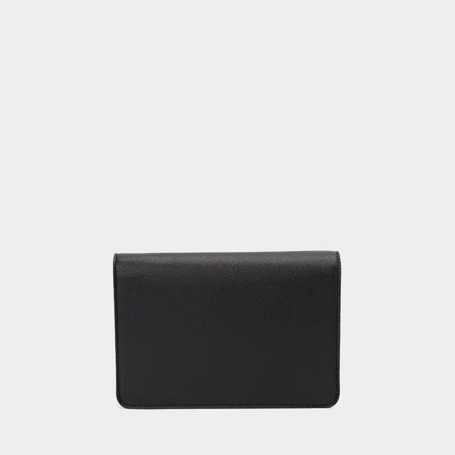 Bolsa Transversal Penélope Pequena Alça Corrente Preto