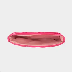 Bolsa Transversal Gabrielinha Pequena Matelassê Corrente Rosa
