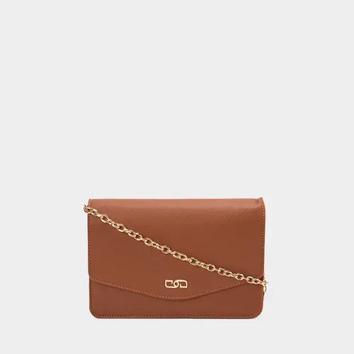 Bolsa Envelope Corrente Gabriela Essencial Marrom